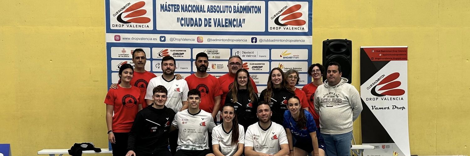 BADMINTON DROP VALENCIA banner
