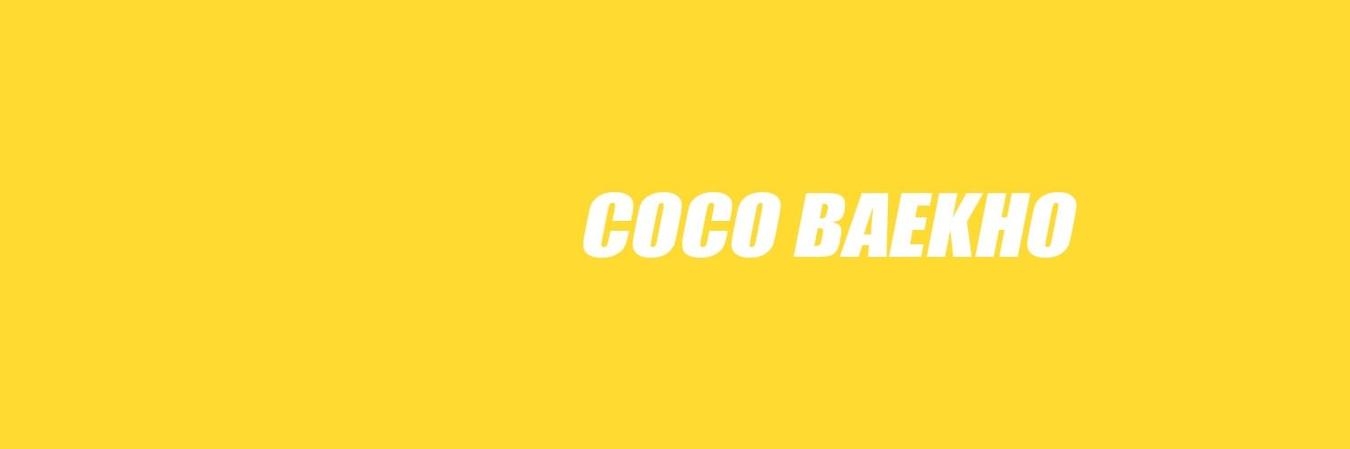 coco_baekho's profile banner image