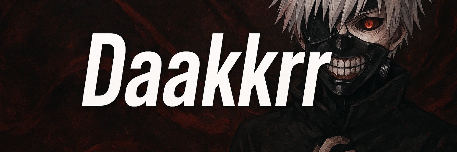 Daakkrr's profile banner image