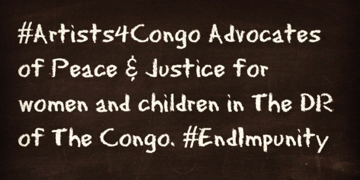 Artists4Congo banner