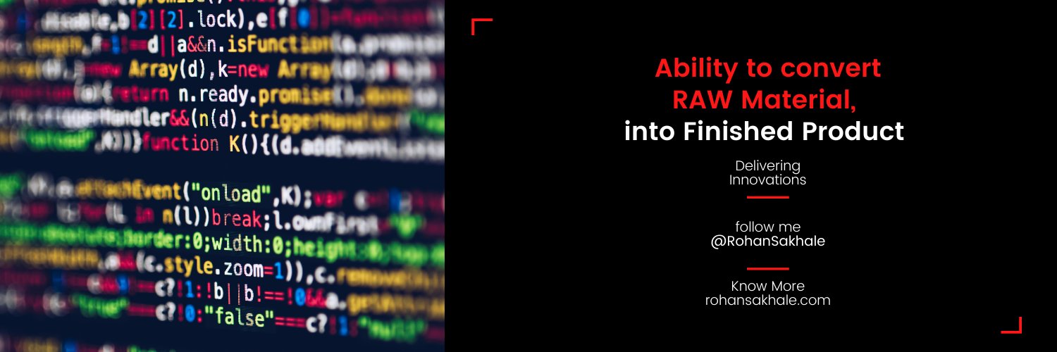 Rohan Sakhale ⚡ banner