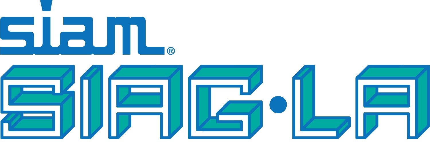 SIAM Activity Group on Linear Algebra banner