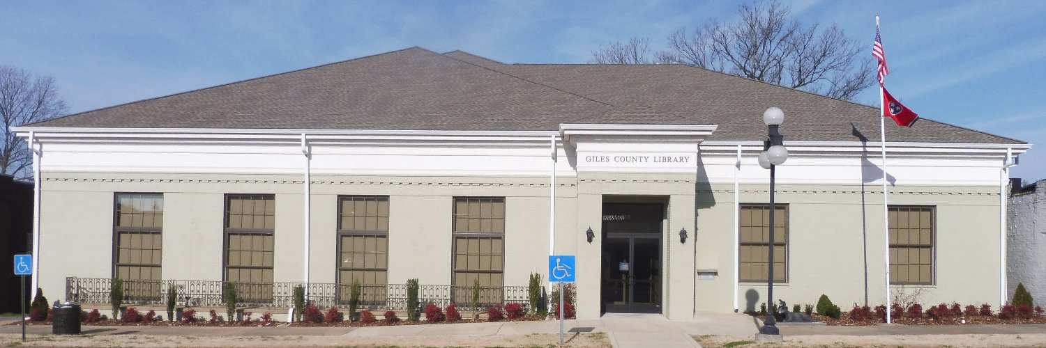 Giles County Library banner