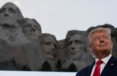 Trump’s life was miraculously saved to save U.S.A. banner