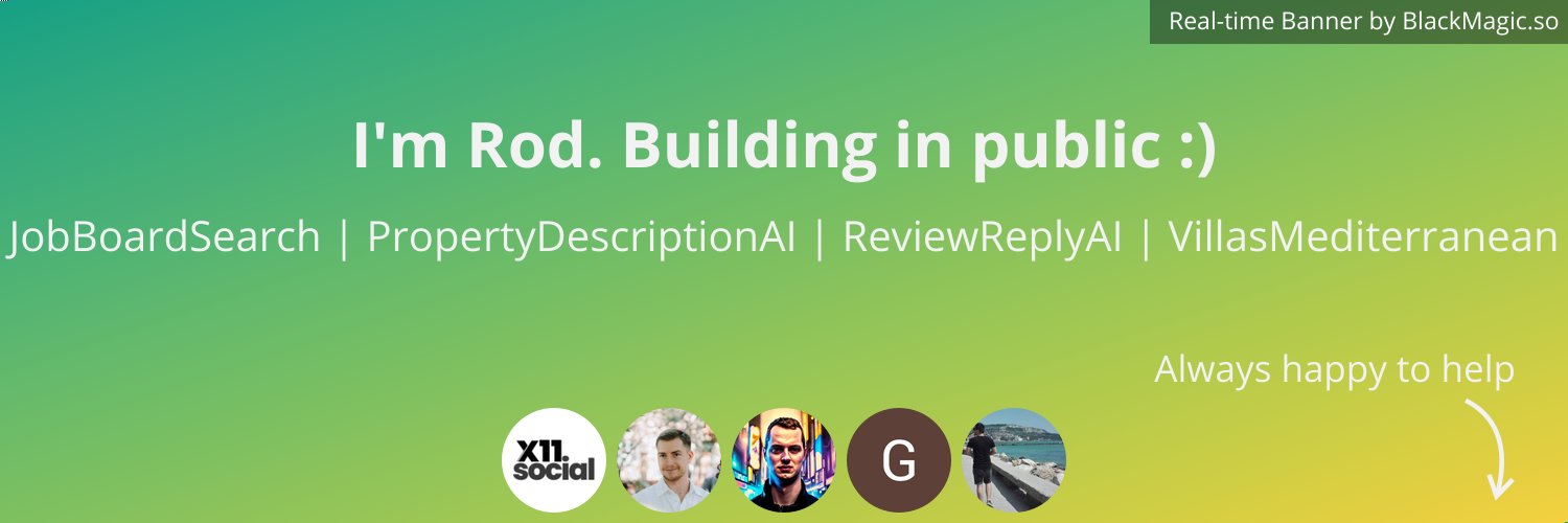 Rodrigo Rocco 👨‍💻📈📗 from JobBoardSearch 🔎 banner