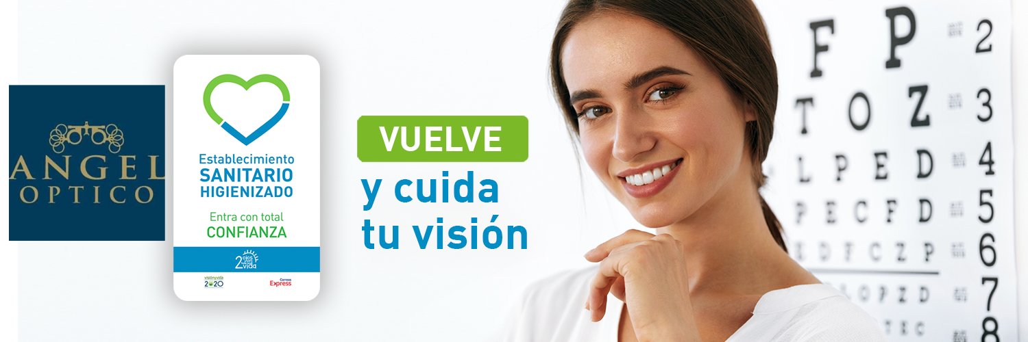 ÁNGEL óptico banner