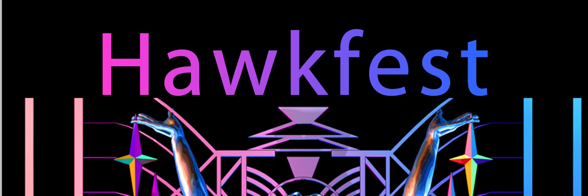 Hawkfest banner
