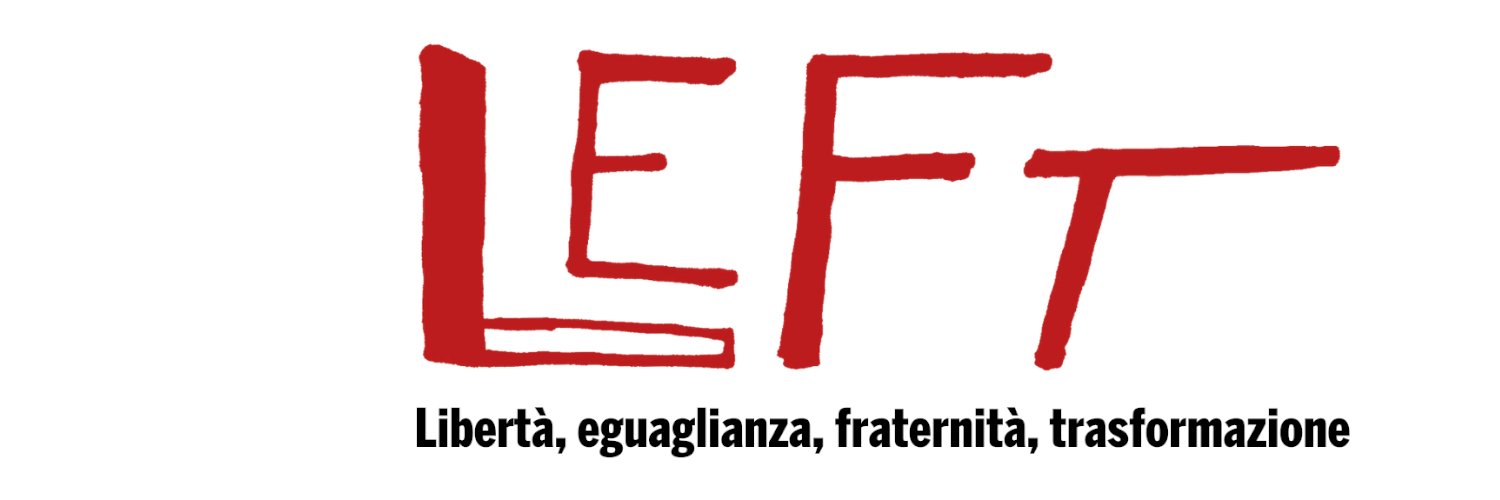 Left's banner