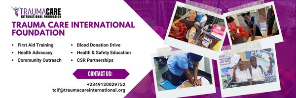 Trauma Care International Foundation (TCIF) banner