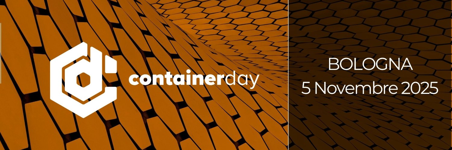 containerday | 5 Novembre 2025 | Bologna banner
