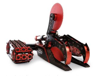 Red Devil Battlebot banner