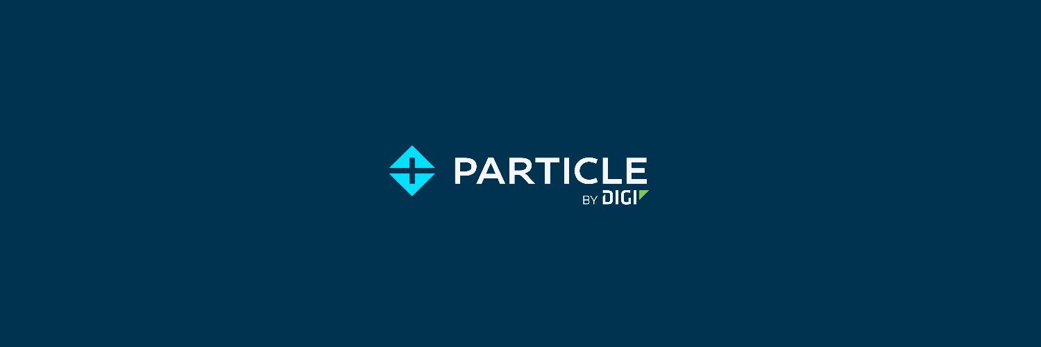 Twitter banner for @particle
