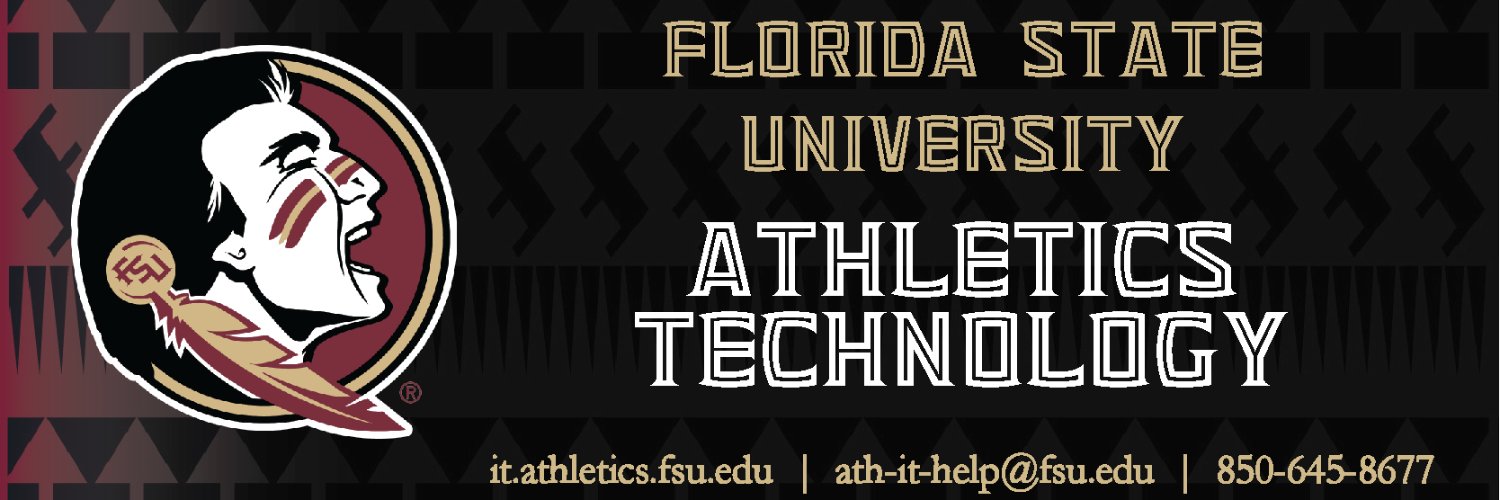 FSU Athletics Technology banner