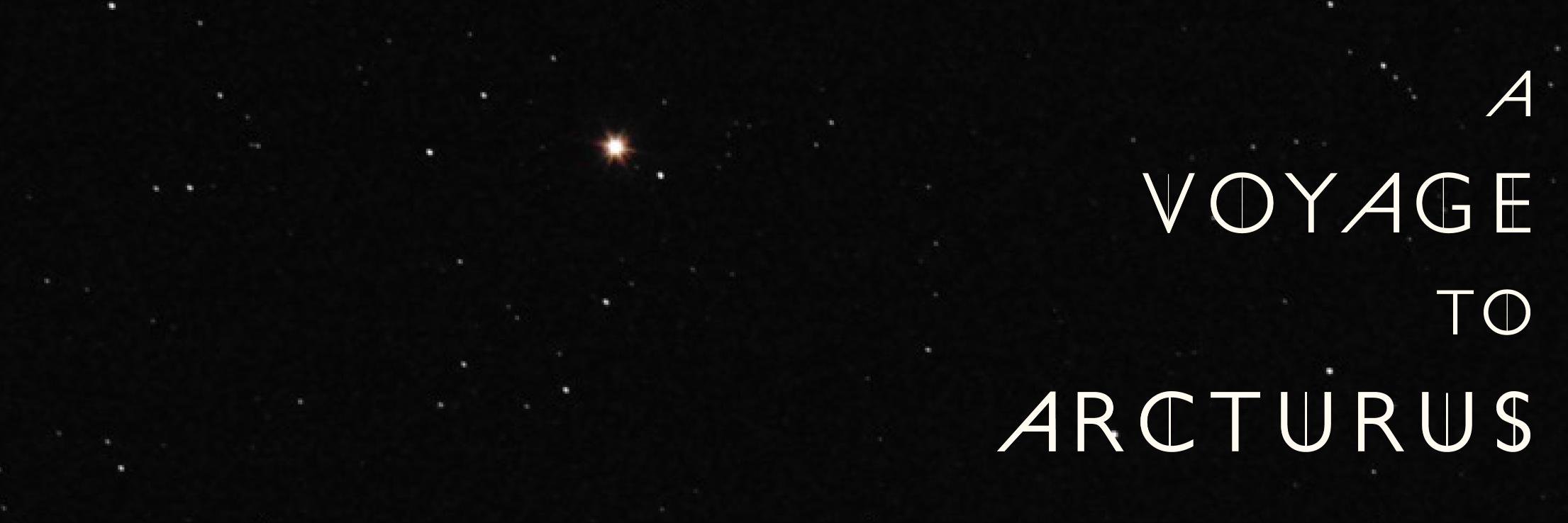 A Voyage to Arcturus banner