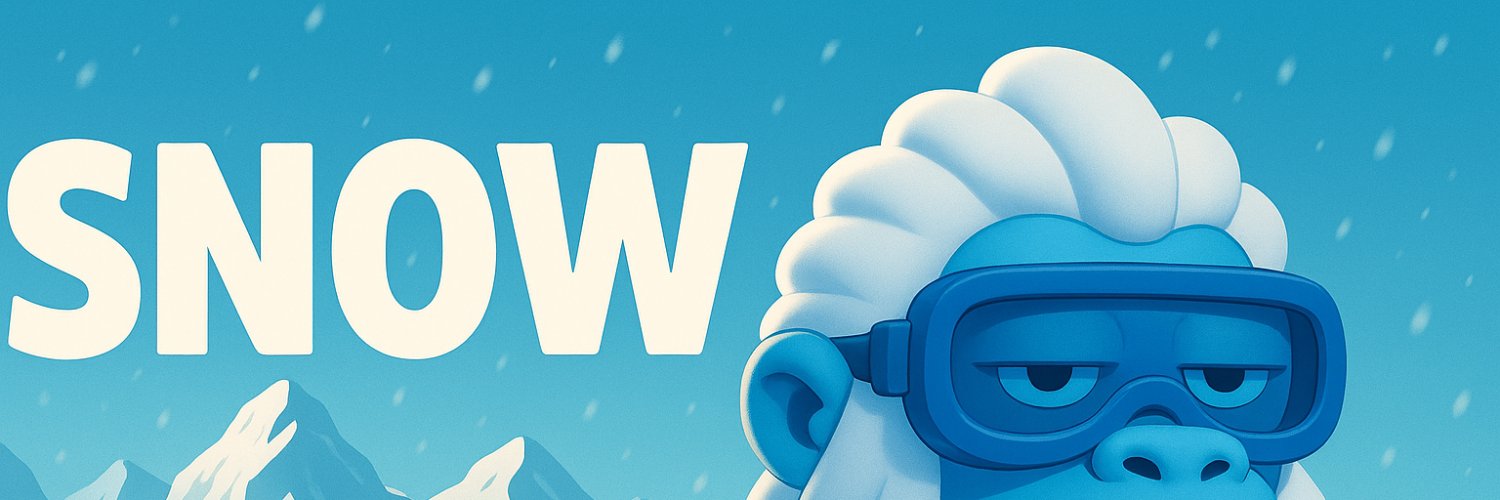Snow banner