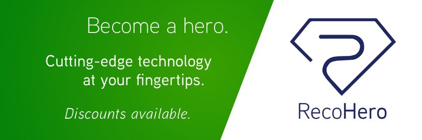 RecoHero's profile banner image