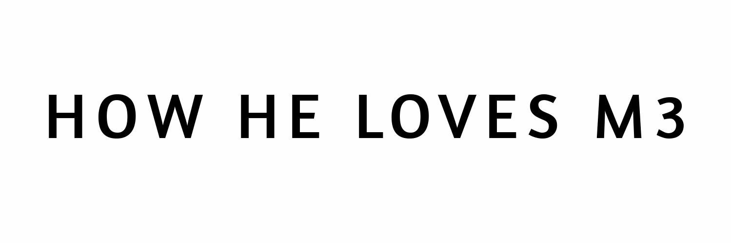 howhelovesm3's profile banner image