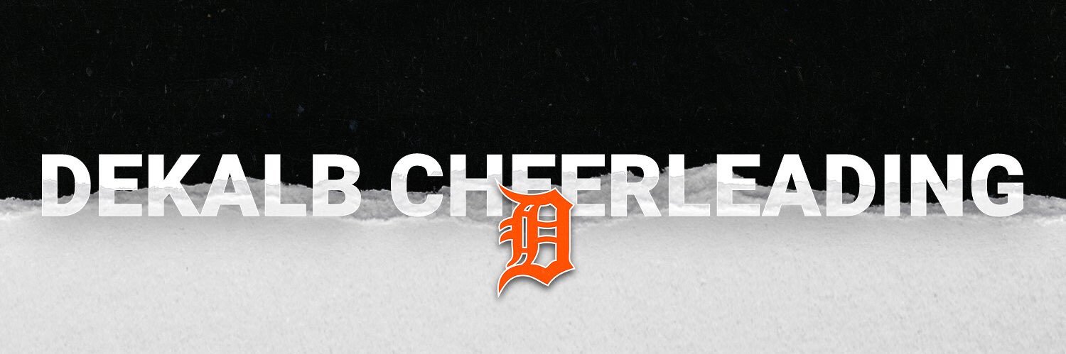 DeKalb Cheer banner