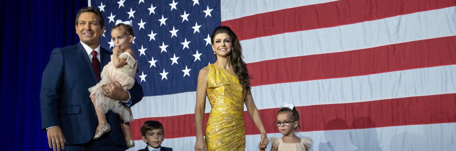 Ron DeSantis's banner