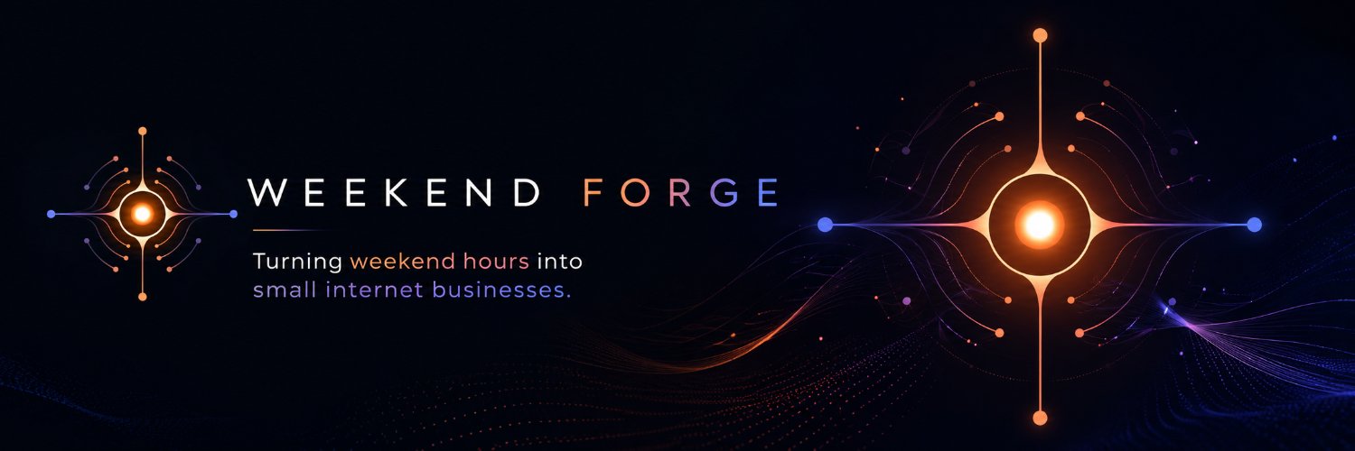 weekendforge's profile banner image