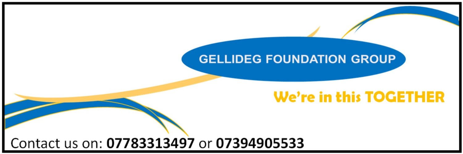 Gellideg Foundation banner
