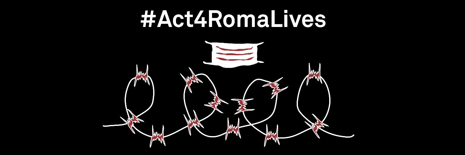 Bündnis für Solidarität mit den Sinti und Roma banner