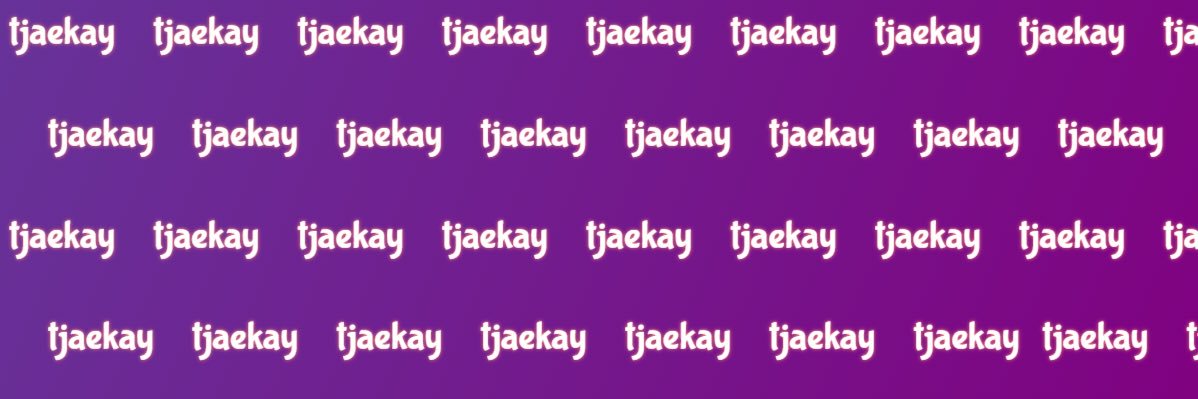 tjaekay's profile banner image