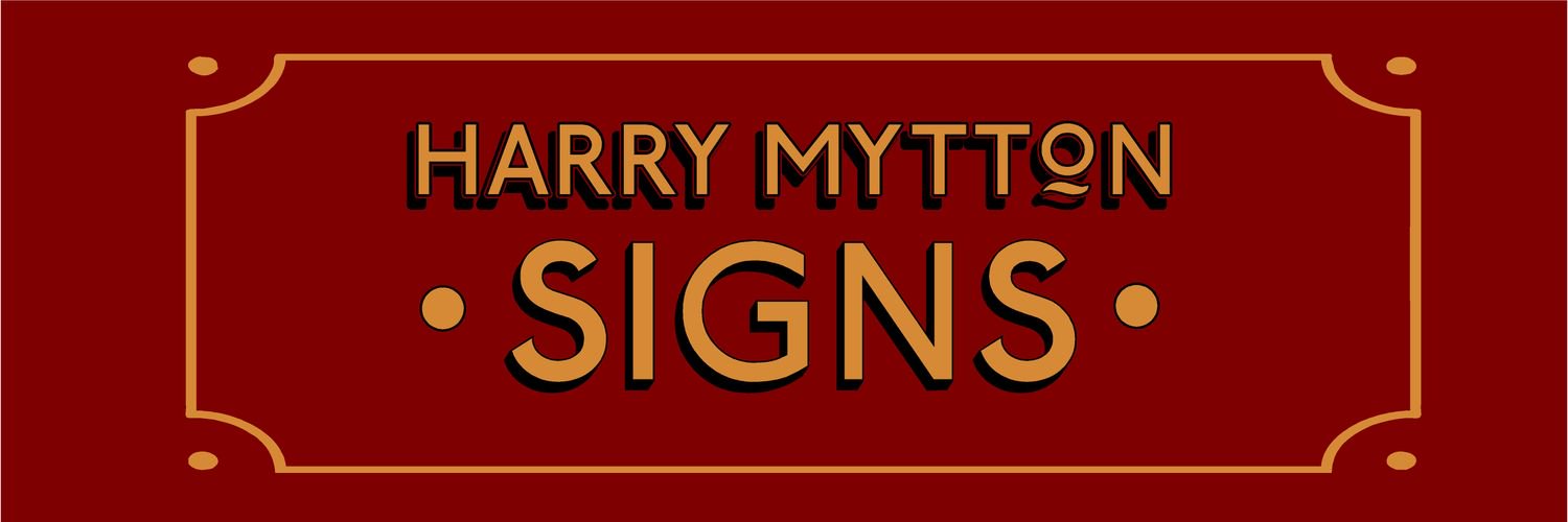 Harry Mytton Signs banner