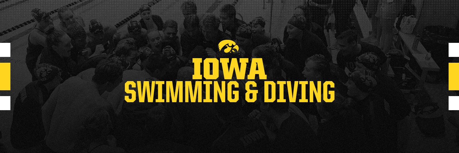 Iowa Swim & Dive's banner