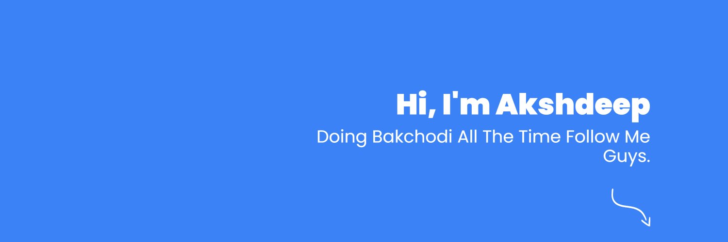 whoakshdeep's profile banner image
