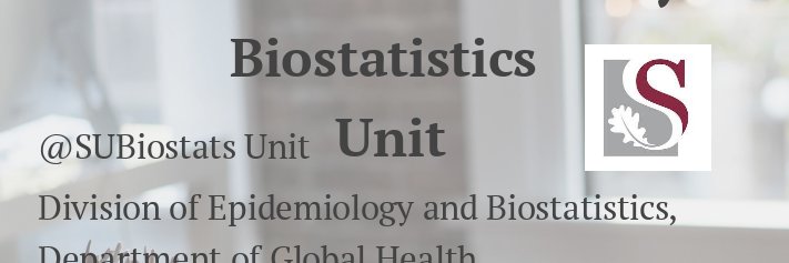 SUBiostatsUnit's profile banner image