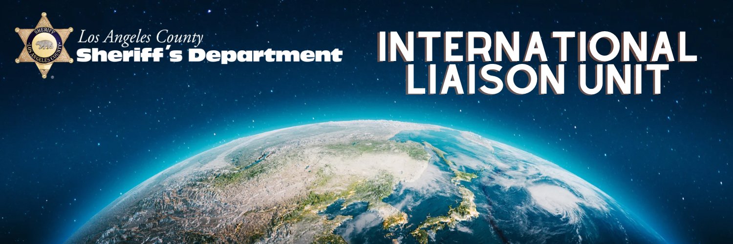 LASD International Liaison Unit banner