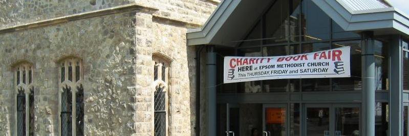 Epsom Book Fair banner