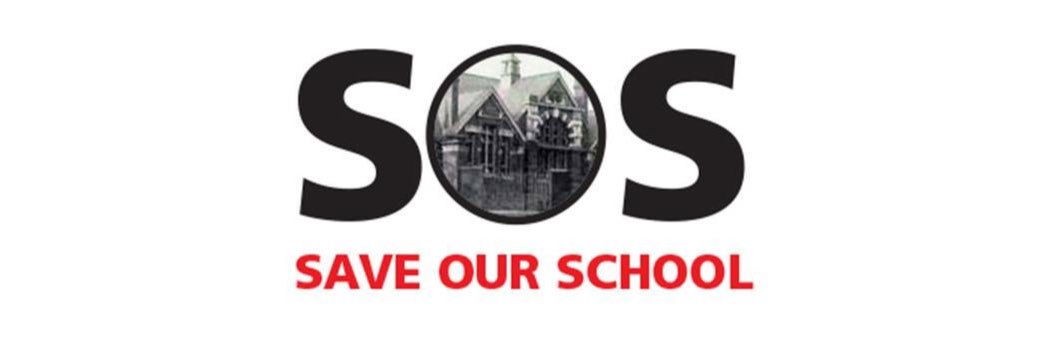 Save Victoria School banner