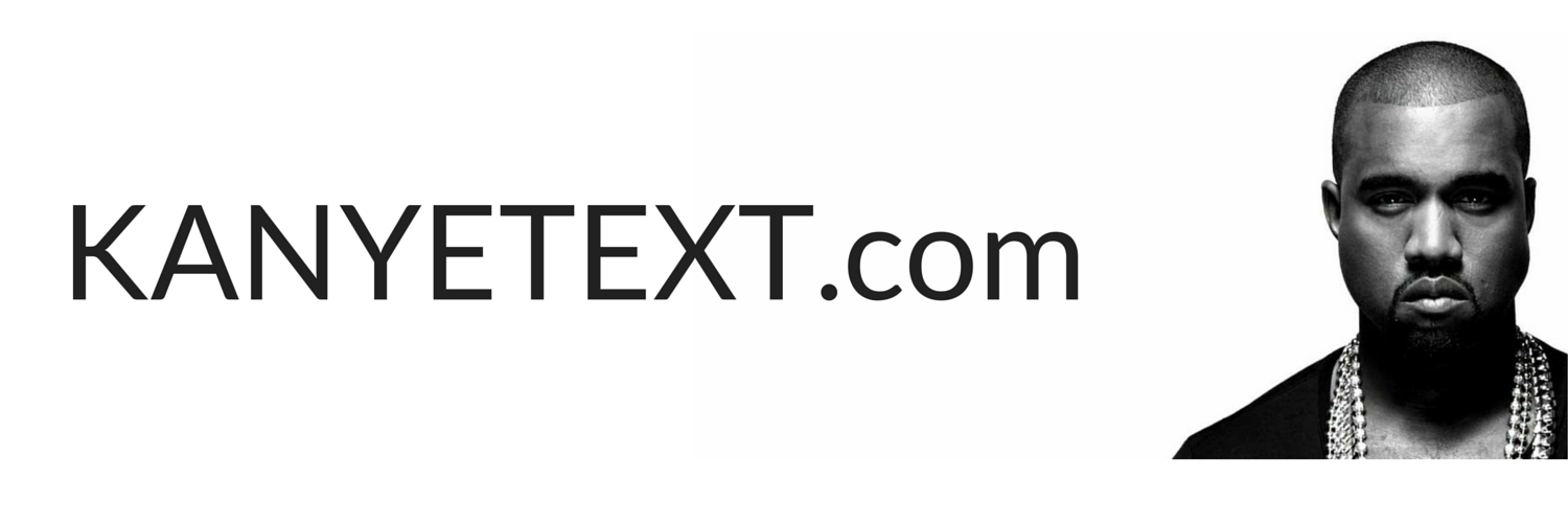 Kanye Text banner