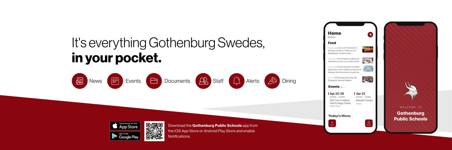 Gothenburg Public Schools's banner