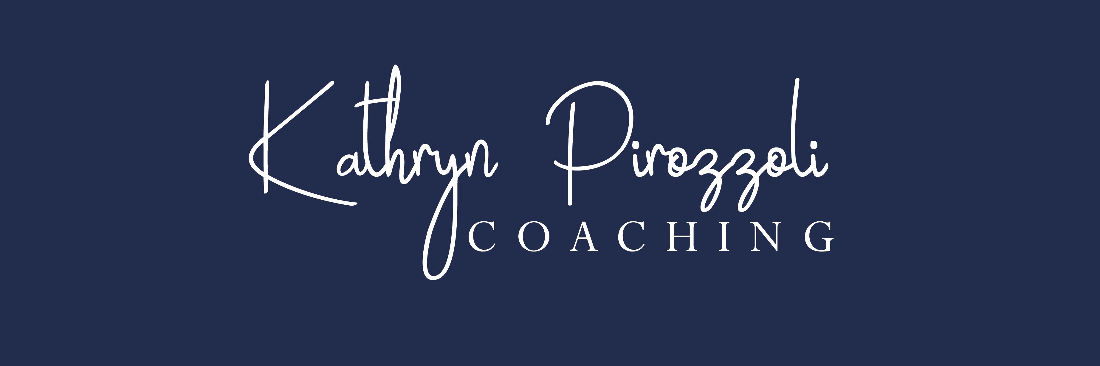 Kathryn Pirozzoli Coaching banner