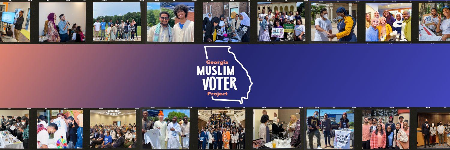 Georgia Muslim Voter Project banner