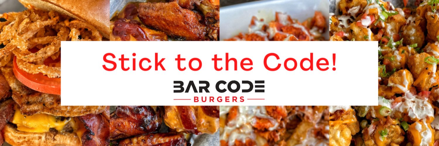 Bar Code Burgers banner