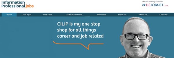 CILIPInfoPJobs Profile Banner