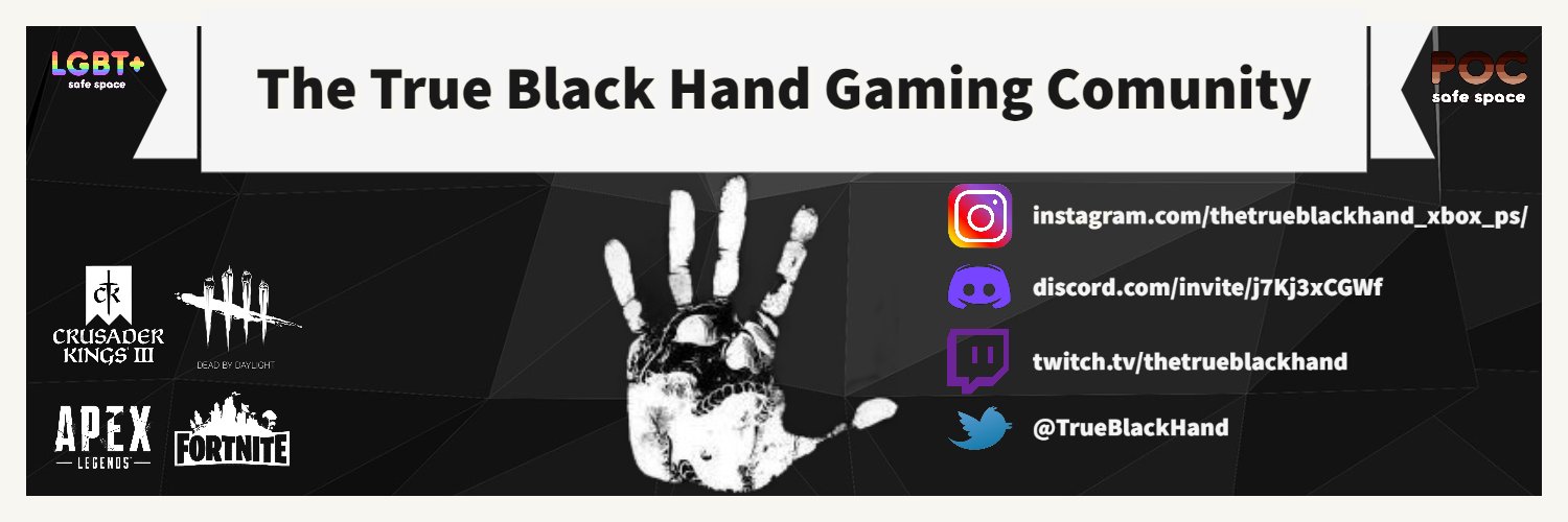 TrueBlackHand's profile banner image