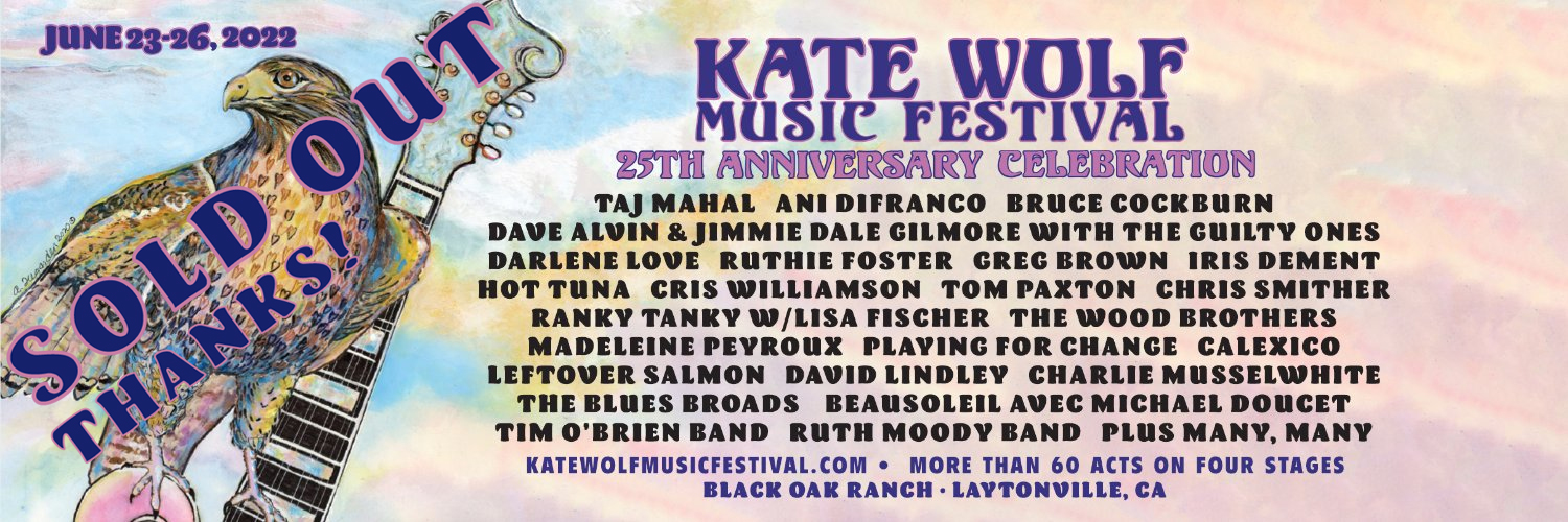 Kate Wolf Festival banner