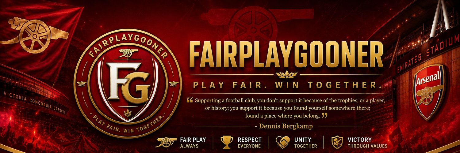 FairPlayGooner's profile banner image