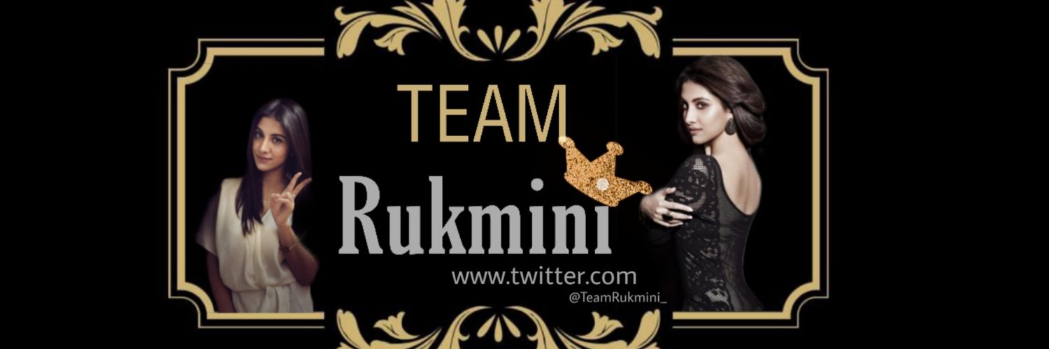 TeamRukmini_'s profile banner image