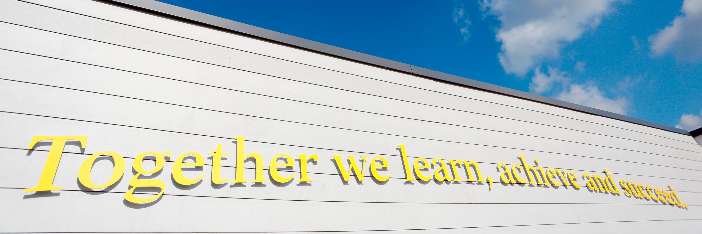 Wheatfield School banner