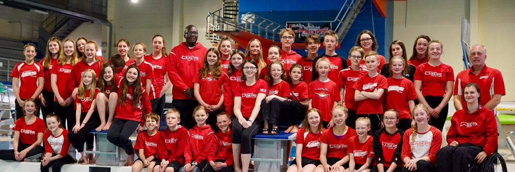 Lasers Swim Club banner