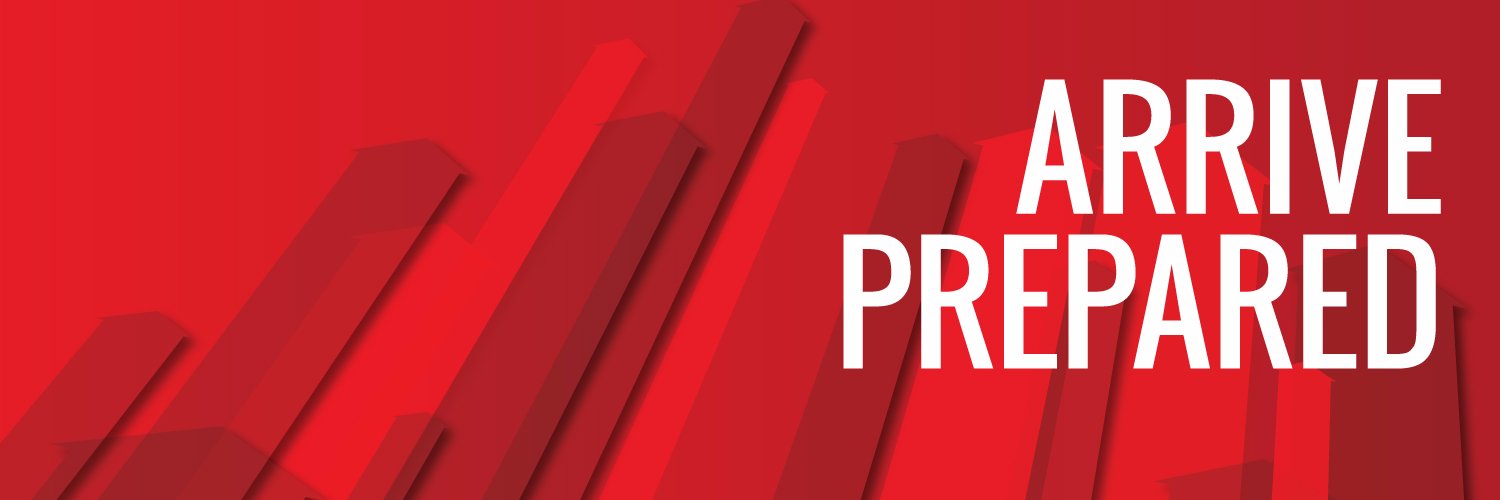 Arrive Prepared ON banner