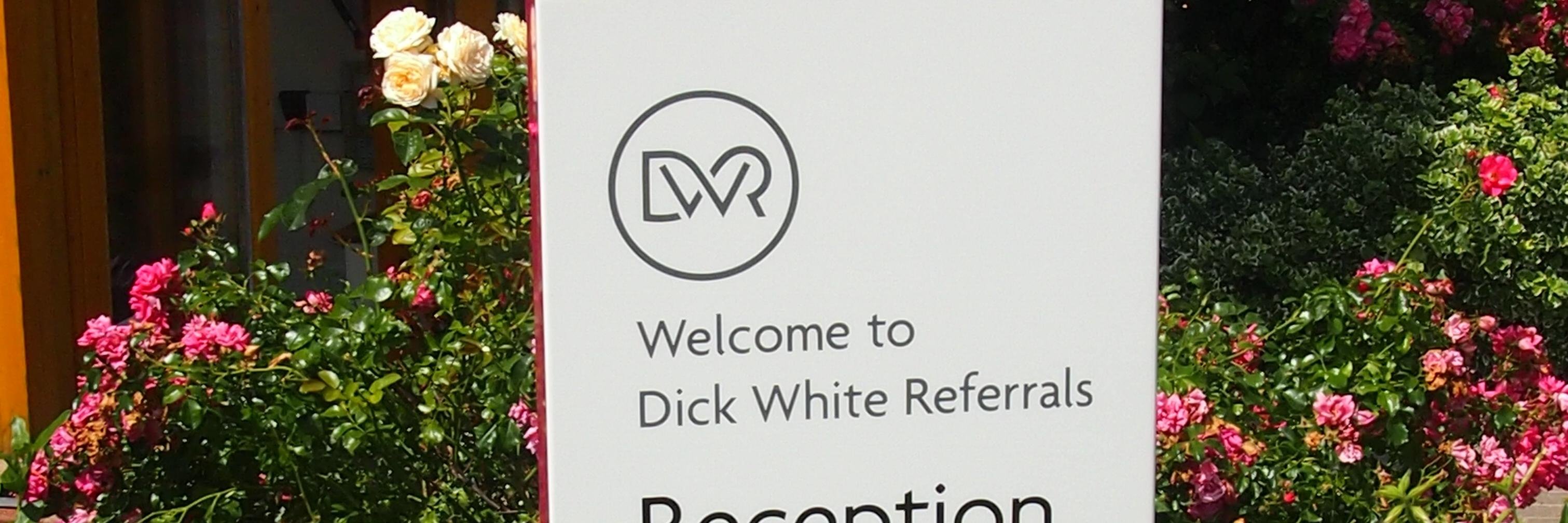 Dick White Referrals banner