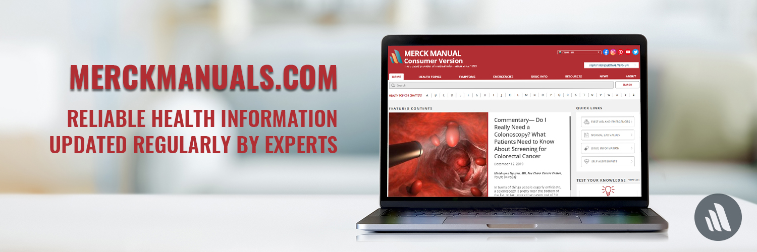 Merck Manual Home's banner