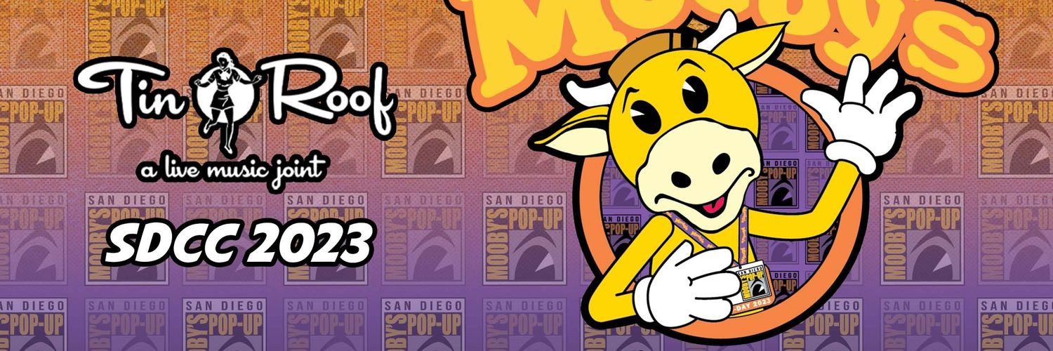 MOOBY'S @ SDCC'23 banner